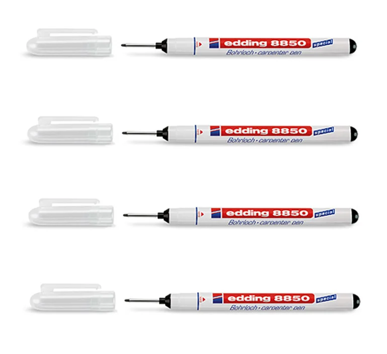 Nemecko Edding 8850 Extra dlhá super jemná špička marker tesárske diery vŕtacie značky pera 1ks
