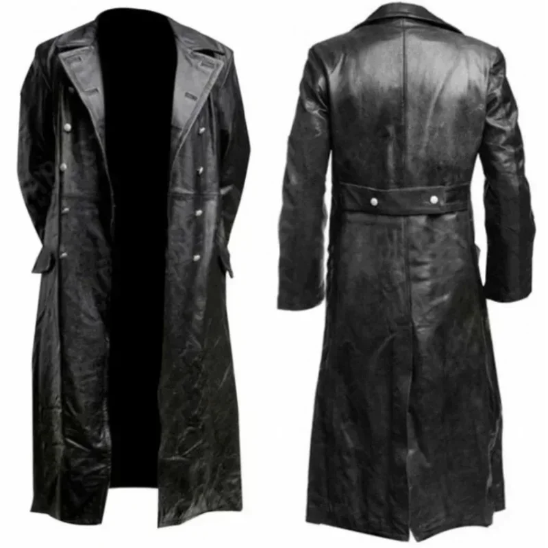 Nemecká klasická klasika WW2 Vojenský uniformný dôstojník Čierny zákopa