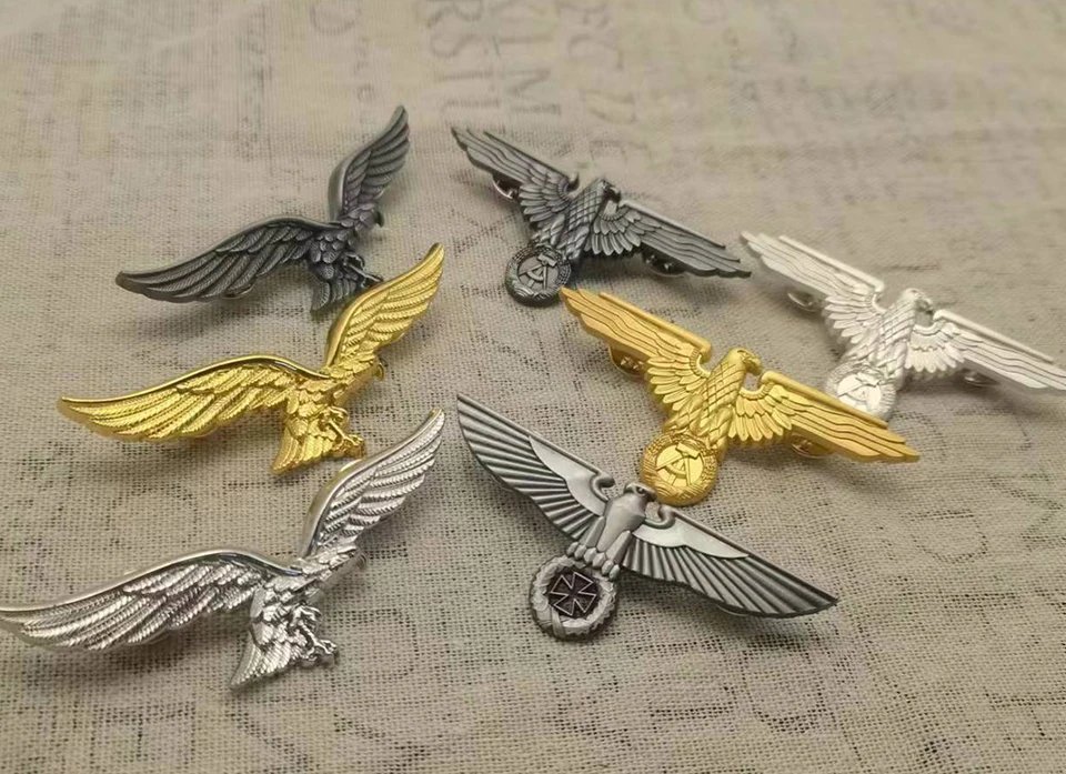 Nemecká orla medaila smaltovaná brošňa Pins kovové odznaky klopne pin brošne bundy džínsy módne šperky doplnky