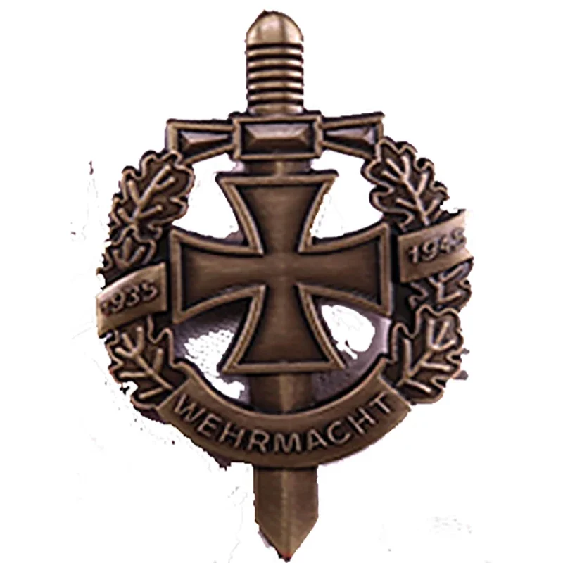 Nemecké letectvo Iron Cross Creative Badge Kov kovový špendlík pre oblečenie šaty klopa šperky muži žien Darček