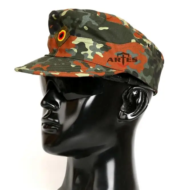 Nemecký klobúk Flecktarn Cap Men jar nová kamufláž