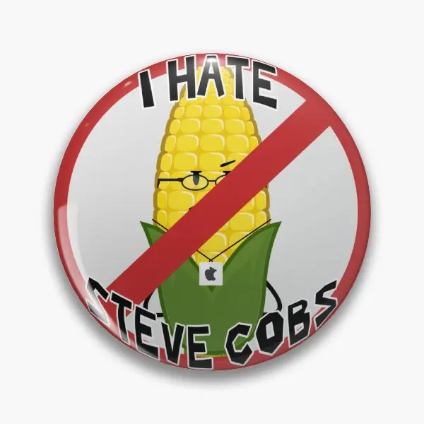 Nenávidím Steve Cobs Soft Gompte Pin Pin Create Created Fashion Darček šperky klopa klopný klobúk klobúk brošňa Lover Lover Funny Cartoon oblečenie