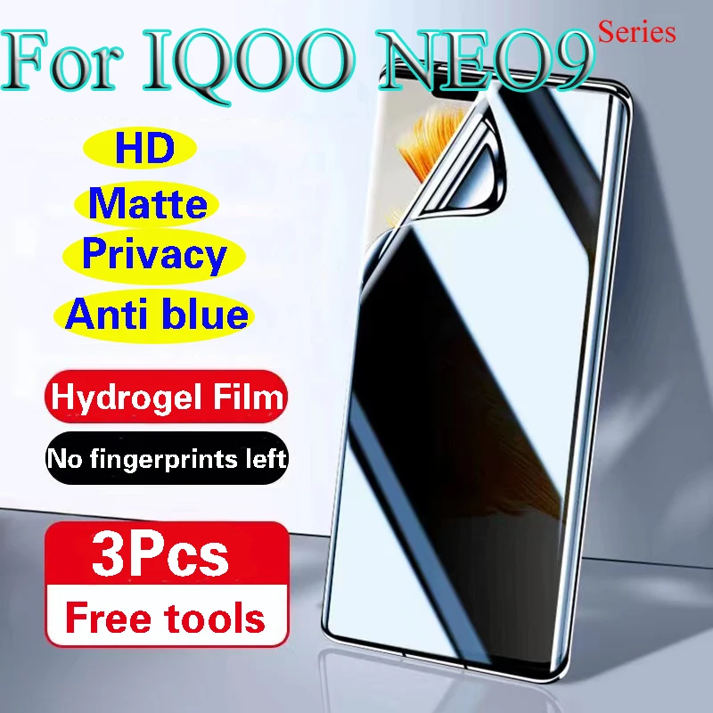 Neo9sproplus matný chránič obrazovky pre iqoo neo9 spro privacy Hydrogel Film neo9 antipeeping plné pokrytie HD modré svetlo Soft