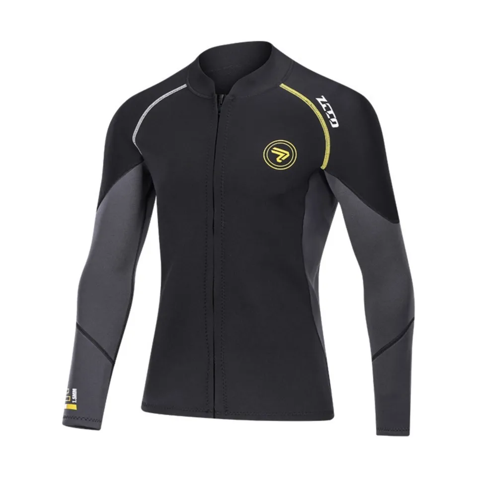 Neopreno Surf Suit 1,5 mm nekrytý muž Ženy nohavičky Top Kitesurf Potápanie potápanie zimné plavky Freeding Rash Rash Long Ruckve