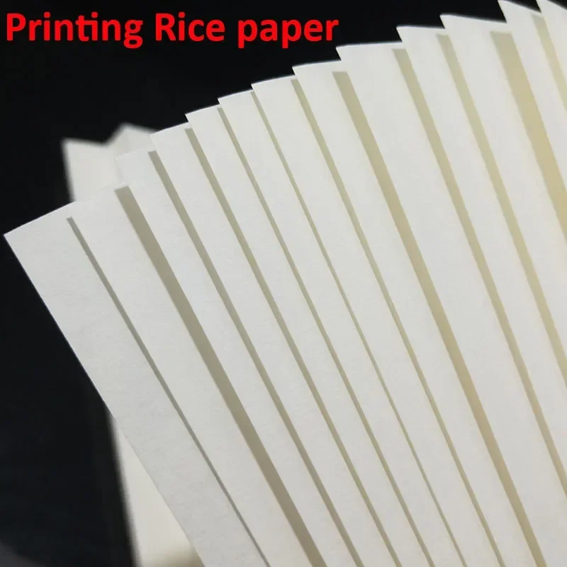 Nepotrebné 100 listov A3 A4 tlačiareň Čínsky ryžový papier na tlač, atramentová tlačiareň Rice Paper laserová tlačiareň Xuan Paper 60G