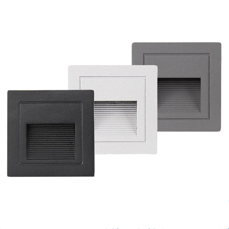 Nepremokavá noha LED schodisko LED schodisko Svetlo Svetlo Svetlo 5W 85-265V zapustené do steny svetlo svetlo vnútorné/ vonkajšie schodiskové kroky