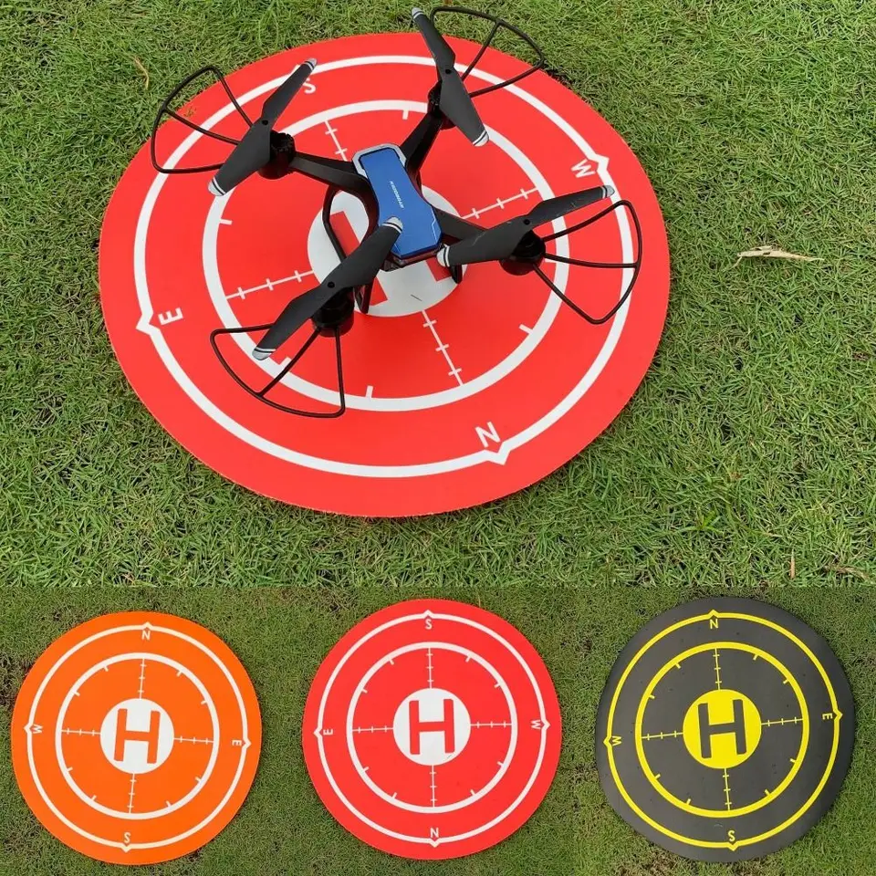 Nepremokavá skladacia prenosná prenosná diaľkovo ovládaná lietadlá 40*40 cm pristávacia podložka RC Dron Mat