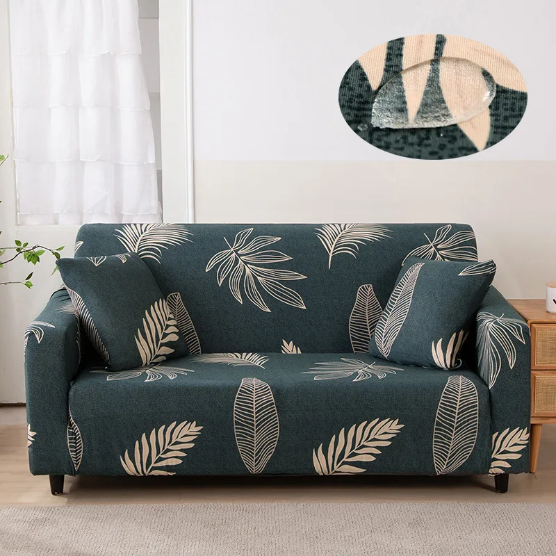 Nepremokavá strečová pohovka Slipcover Elastic Elastic Sofa Covers pre obývaciu izbu Funda Funda Stop Stolička Couch Cover Domovod dekorácie 1/2/3/4