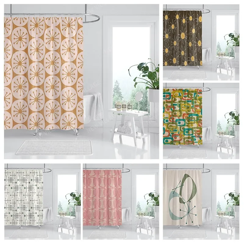 Nepremokavá tkanina sprchové závesy kúpeľňové záclony doplnky kúpeľne pre sprchu 180x200 240*200 boho dekorácie Abstrakt