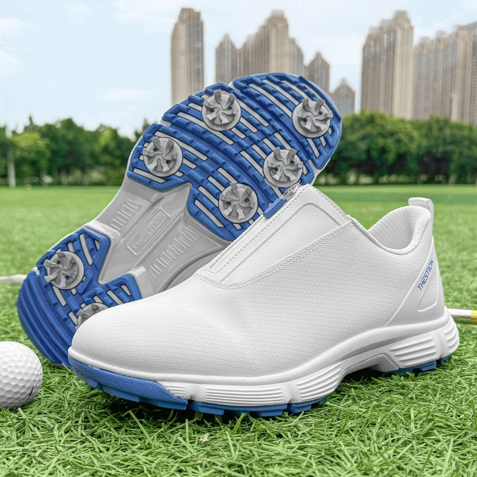 Nepremokavé golfové topánky Men tréningové golfové tenisky jogging chôdza obuvi mužské telocvične topánky