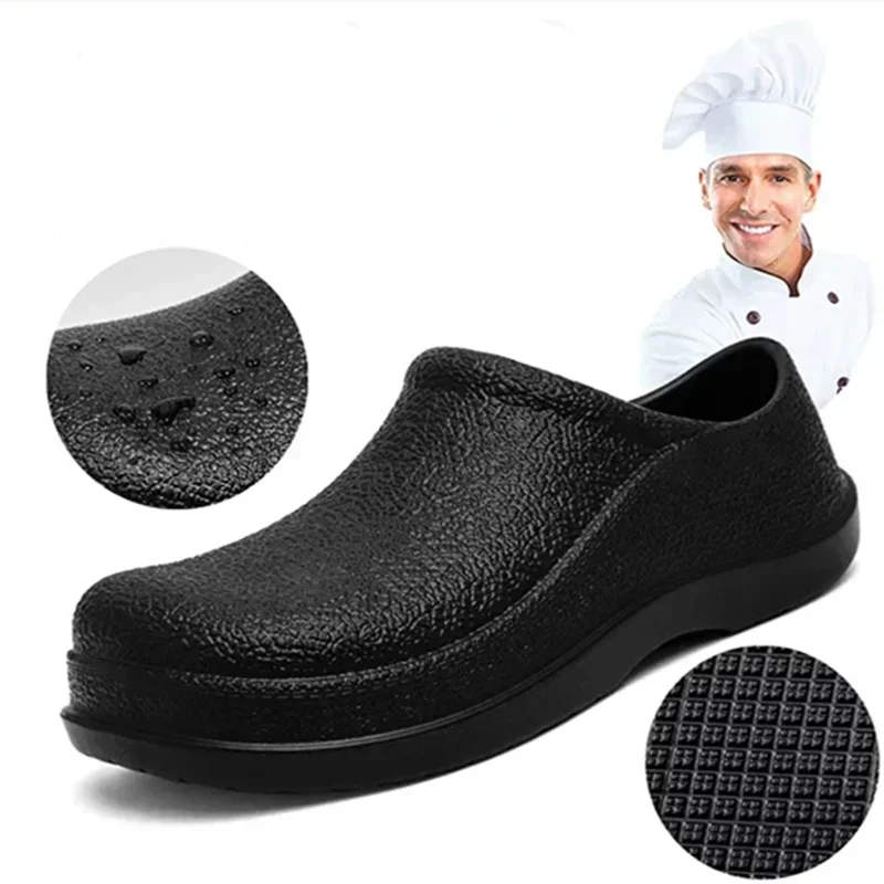 Nepremokavé muži šéfkuchárne topánky ľahké neformálne papuče doktorky sestra topánky móda Eva Garden Sandals Beach Aqua topánky Oilproof Oilped