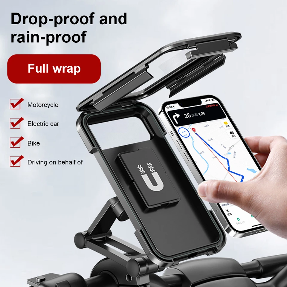 Nepremokavý držiak na motocykle Držiak na podporu univerzálneho GPS pre CRF1100 Africa Twin Adventure Sports MT 800 T-Max BMW C400GT