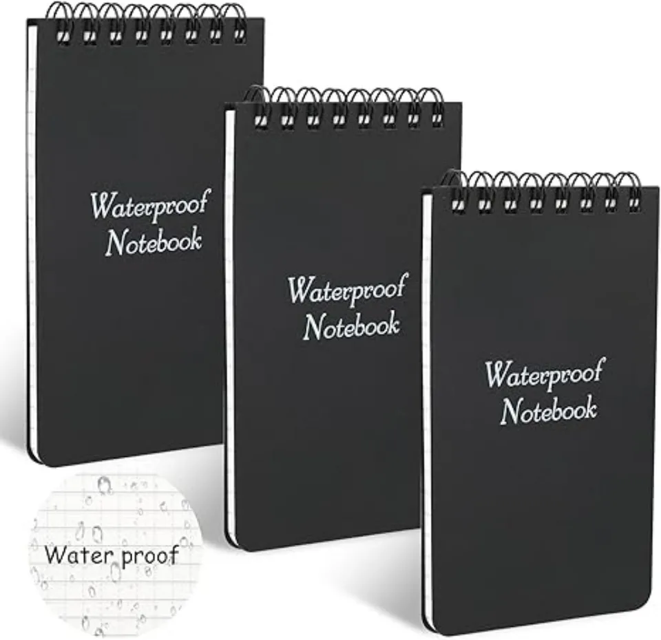 Nepremokavý malý notebook taktické všetky vreckové vrecko na zápisníky Mini špirálové poznámky poznámky poznámky pre vonkajšiu domácu kanceláriu gif gif