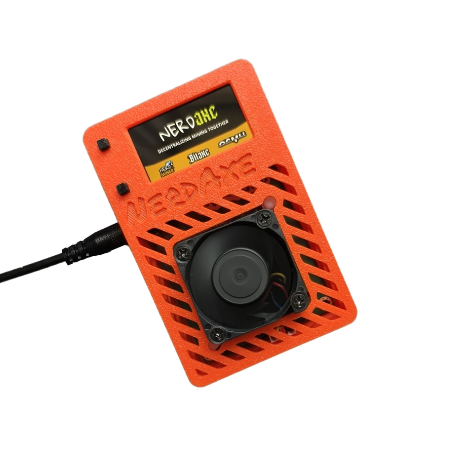 Nerdaxe Miner Nerdminer 500GH/S S19XP BM1366 ASIC BITAXE BISTCOIN MINI MINER s 1,9 palcovým displejom EU PLUG
