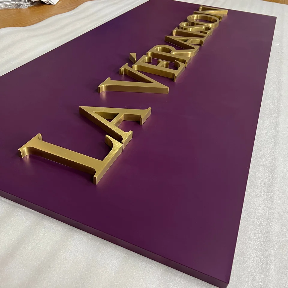 Nerezová oceľ Listy kovové podsvietené písmená znaky vlastné 3D písmená osvetlené značenie logo podpis Logo Outdoor Indoor
