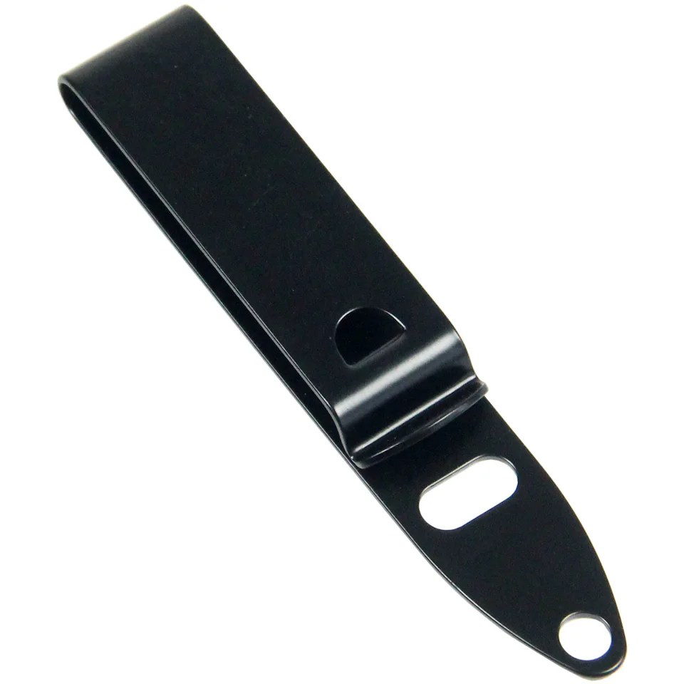 Nerezová oceľová opasková slučka Clip Grip Hook pre IWB Kydex kožené hybridné puzdro výroba s montážnym hardvérom