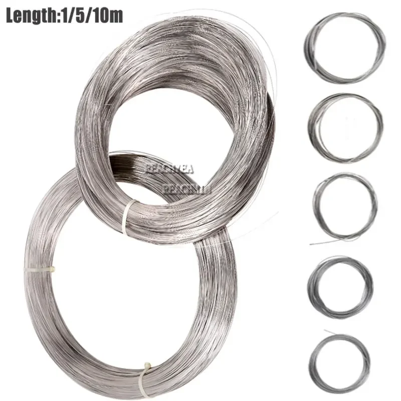 Nerezový pružinový drôt tvrdý 0,02 - 3 mm dĺžka 1 m / 5 10