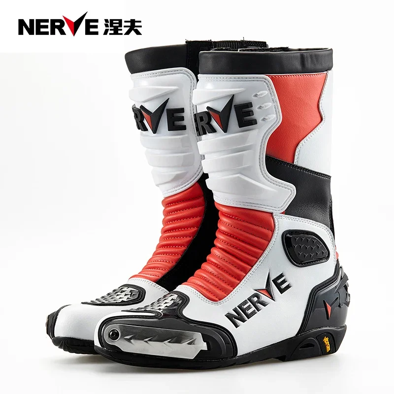 Nervové motocyklové topánky Pánske motocyklové závodné terénne topánky Four Seasons Riding Riding Gear Priedušné opotrebenie