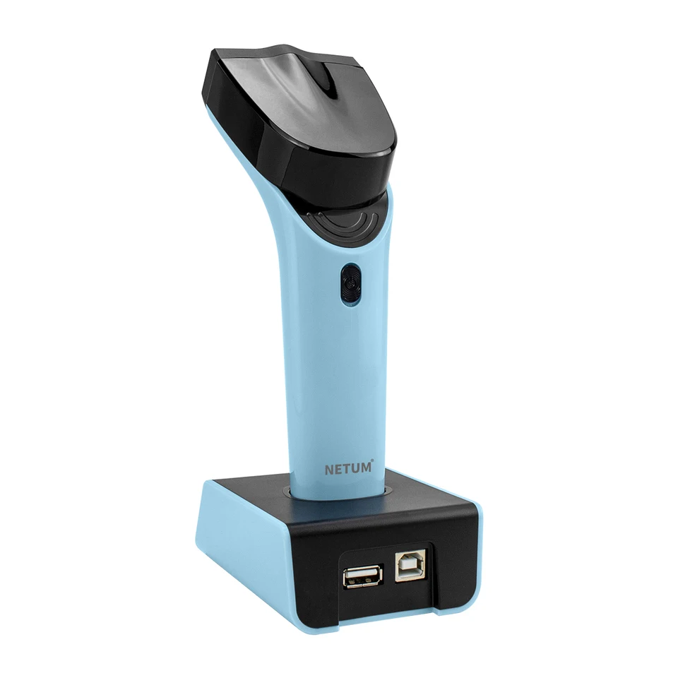 NETUM SCANNERS Bluetooth 2D čiarový kód Automatický bezdrôtový QR čítač rýchly a presný skenovací dátový matica PDF417 pre maloobchod