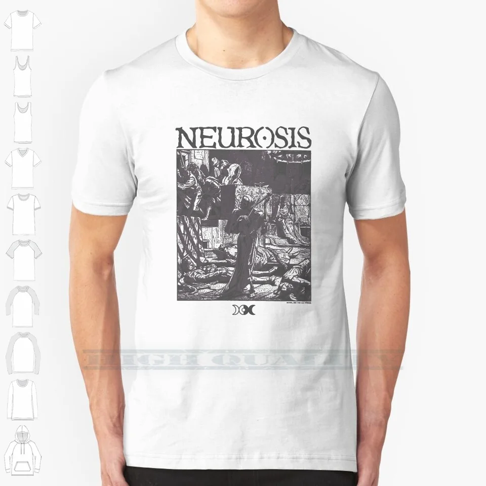 Neuróza post metalová kultová skupina 100% bavlnená tričko Post metalové kmene neurot DIY Converge Cult of Luna Fohofheaven labute