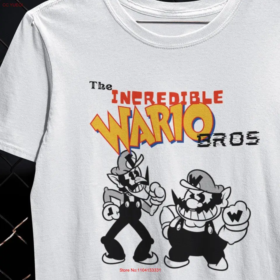 Neuveriteľné Wario Bros T tričko dlhé alebo krátke rukávy
