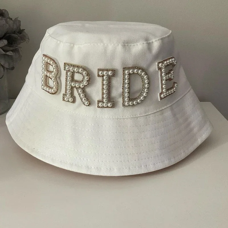 Nevesta Bucket Hat Summer Beach Svadobná zásnub