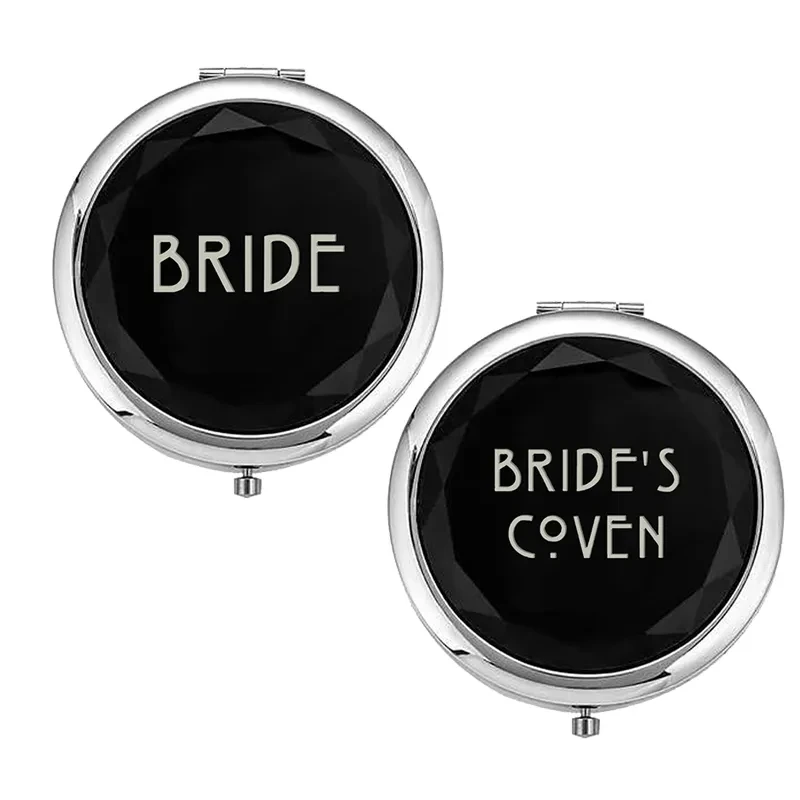 Nevesta byť nevestou Coven Compact Mirror Witchy Fall Witch Halloween Téma bakalárka sliepka Party