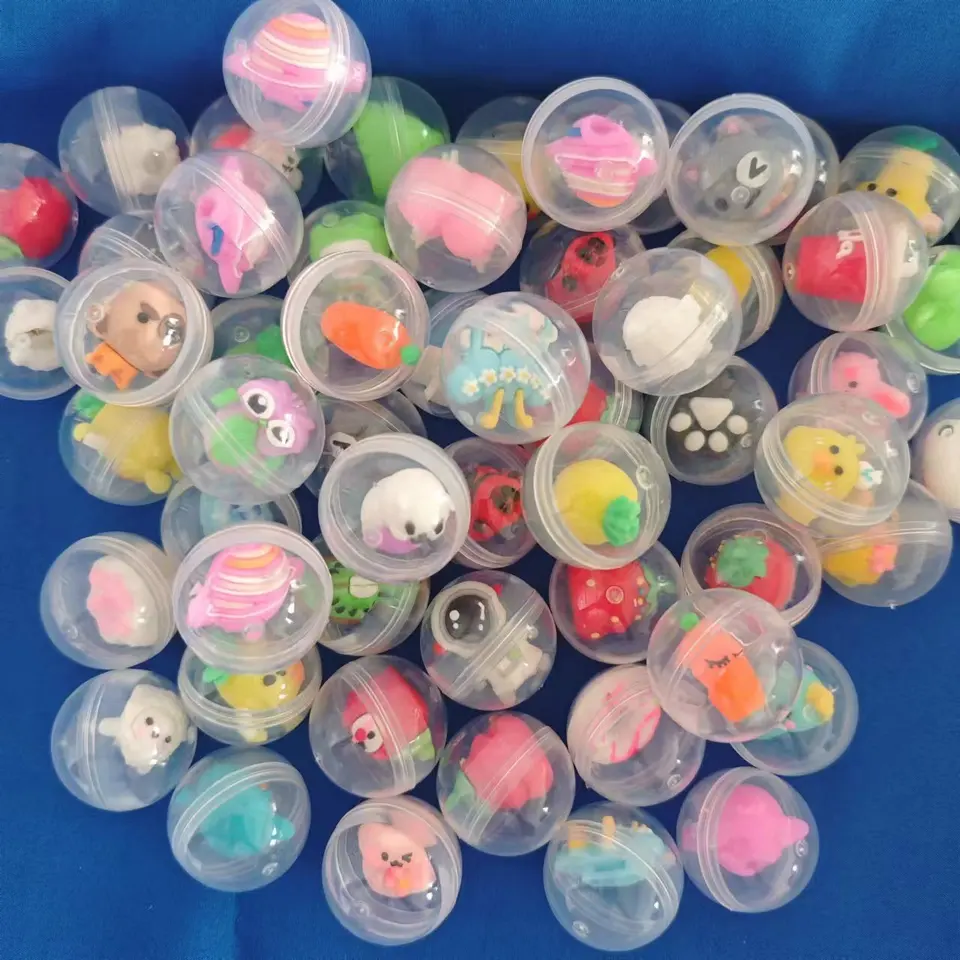 New 32MM Fun Mixed Surprise Capsule Egg Toy Kids Birthday Party Favors Christmas Back to School Gifts Kindergarten Prizes