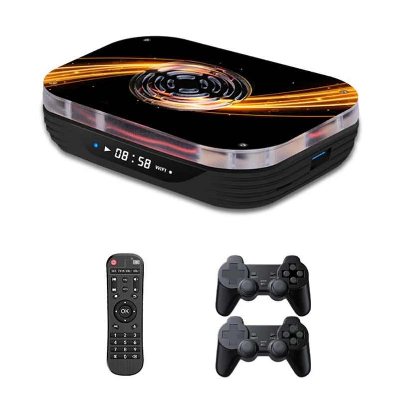 New-A47Q-X4 Plus Retro Video Game Console Super Console 7000+ Game pre 60+ emulátorov Arcade HD TV Box Videohra prehrávač WiFi