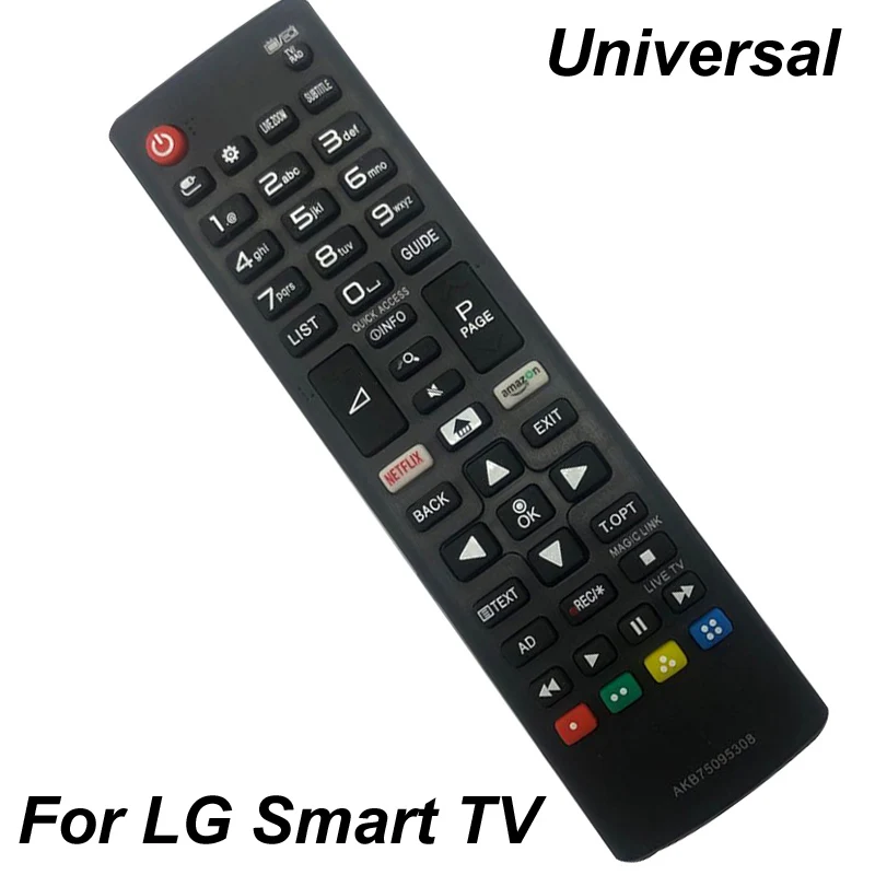 New AKB75095308 Nahraďte diaľkové nasadenie pre LG LED LCD TV 32LJ610V 43UJ634V 49UJ634V 55UJ634V 65UJ634V 43UJ6309 49UJ6309 60UJ6309