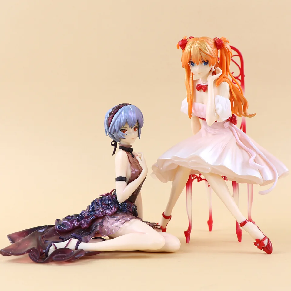 New Asuka Langley Soryu Doll Model Neon Genesis Evangelion Anime Girl Figurs Figures Language Series Eva Ayanami rei darčeky hračky