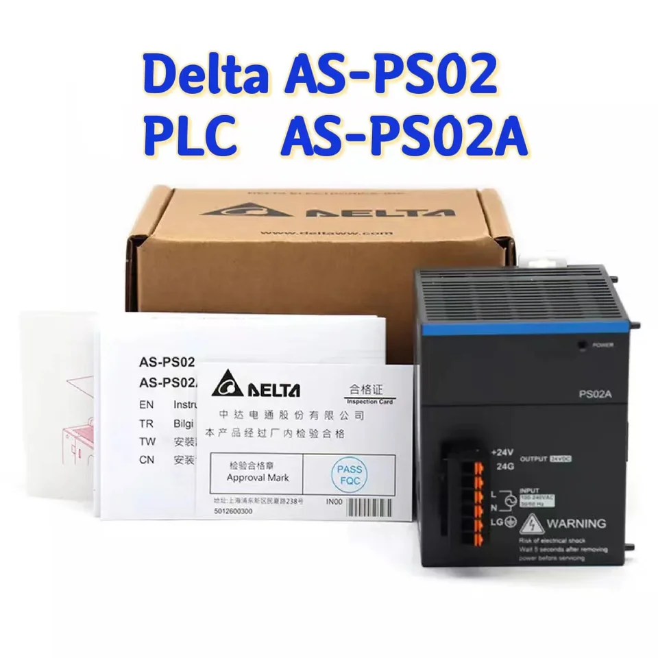 New Delta PLC AS-PS02A Programovateľný radič AS-PS02 napájací napájací modul AS-PS02A