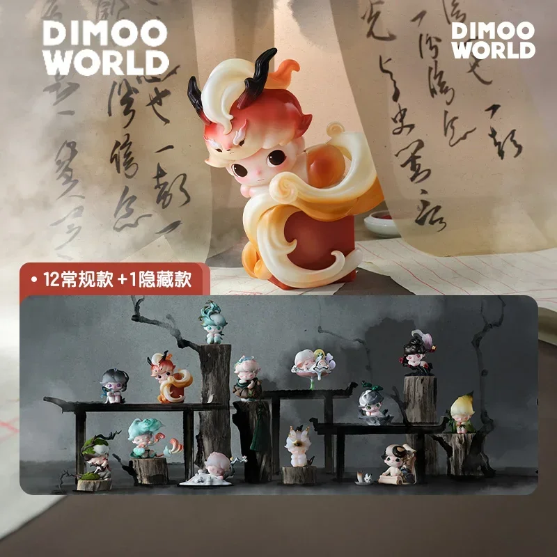 New Dimoo Stories in the Cup Series Blind Box Hračky Trendy prekvapenie záhady kreslení zbierka Dolls Collection Model narodeninový darček