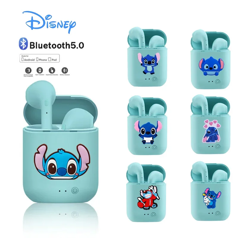 New Disney Stitch Tws i7 Mini 2 bezdrôtové slúchadlá Bluetooth 5.0 S slúchadlámi s mikrofónom