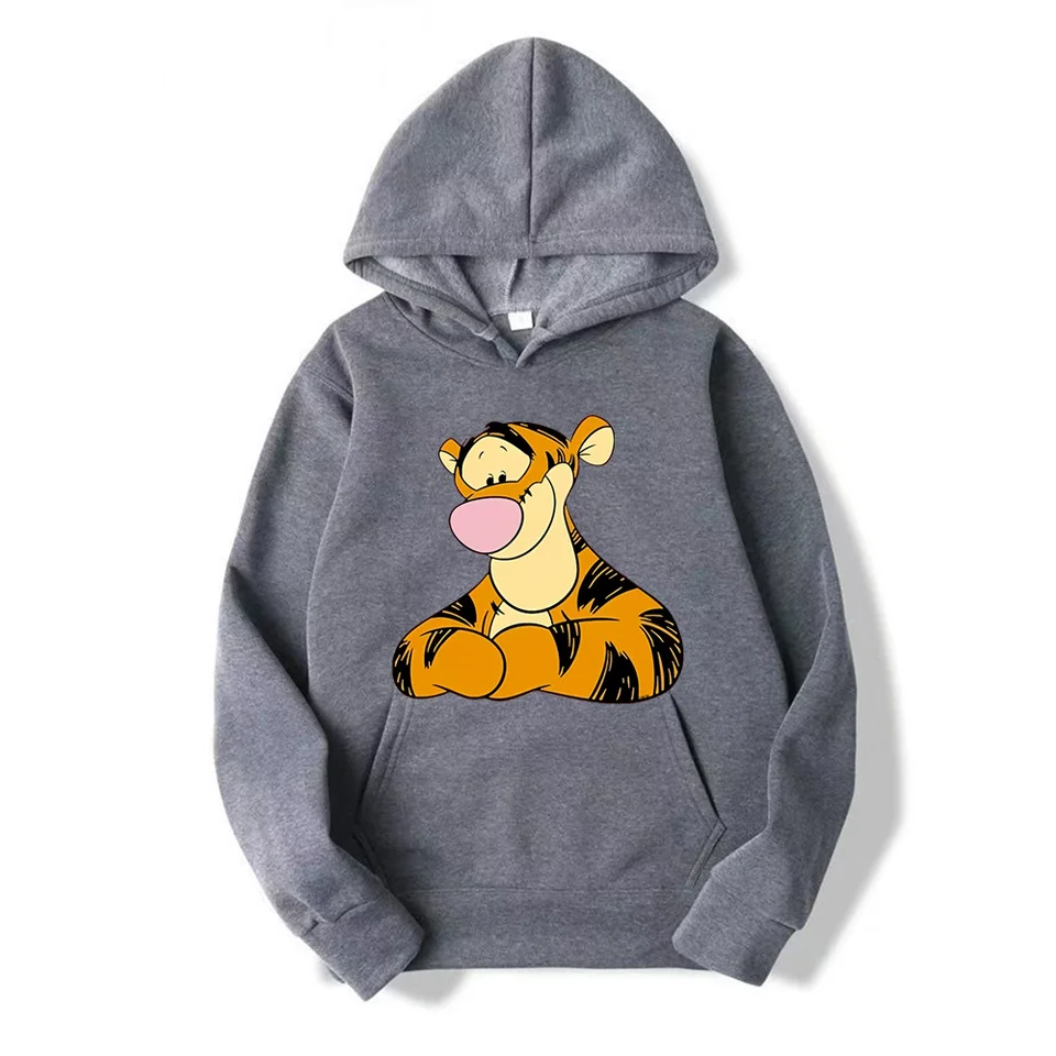 New Disney Tigger Cartoon Anime Men's and Women's Pulloves Spring a jeseň 2025