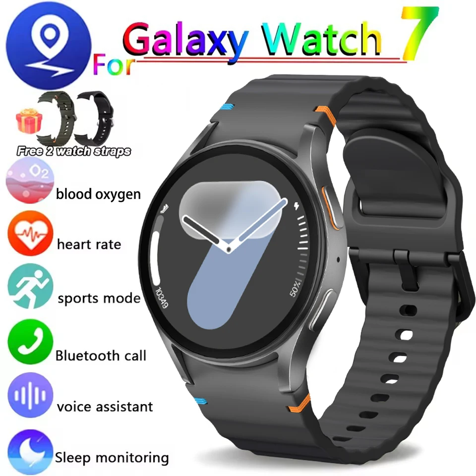 New Galaxy 7 Fashion Smart Watch 1,5 palca Sports Track Amoled Screen HD Bluetooth Call Fitness Tracker Srdcová frekvencia Smartwatches