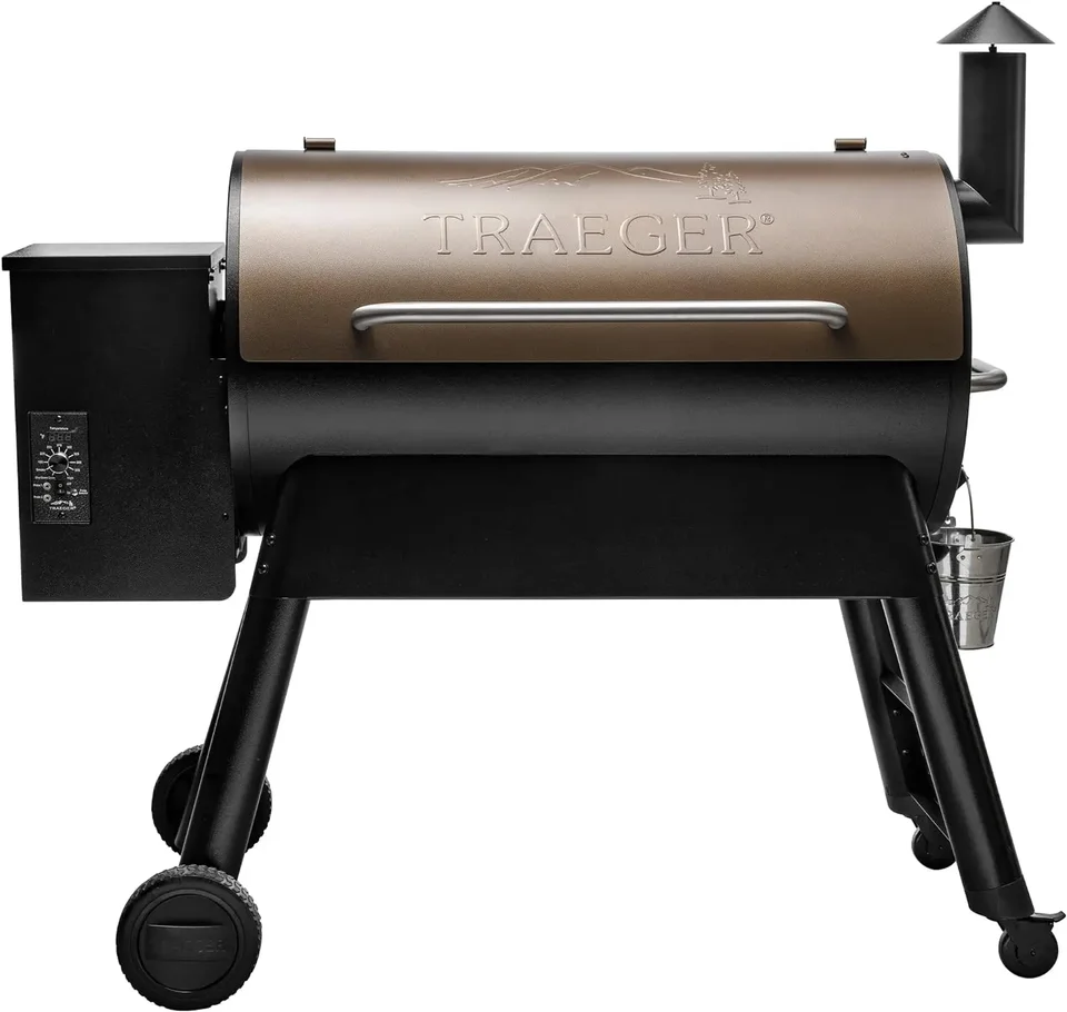 New Grills Pro 34 Elektrické drevené pelety a fajčiar, Bronze USA