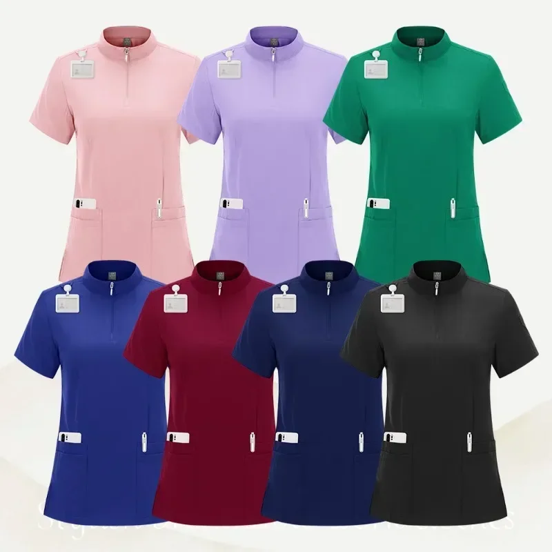 New Hospital Medical Scrub Suits Nurse Diform Women Medical Clothing for Doctor Scrub Set Beauty Work Cloth