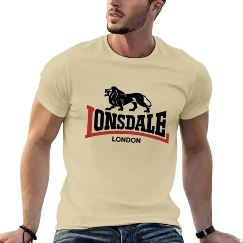 New Lonsdale London Tričko Pánske letné oblečenie Sublime Tričko Grafické tričko Pánske rýchle sušenie Sporné tričko Mikiny