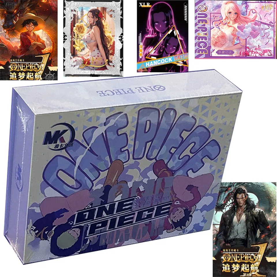 New Manka One Piece Collection Card Nastavenie plachta pre sny anime luffy sanji zoro postava xlr lxy card card hračka vianočný darček