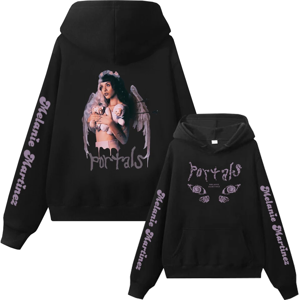 New Melanie Martinez Portals Hoodies tlače Men Žena Streetwear mikiny mikiny harajuku pulvovery unisex tracksuit odev