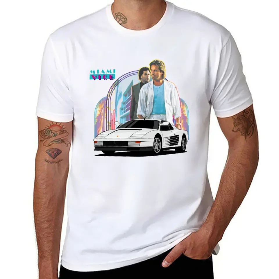 New Miami Vice - Testarossa Tričko Tričko Prispôsobené tričká potáte Pánske veľké a vysoké tričká
