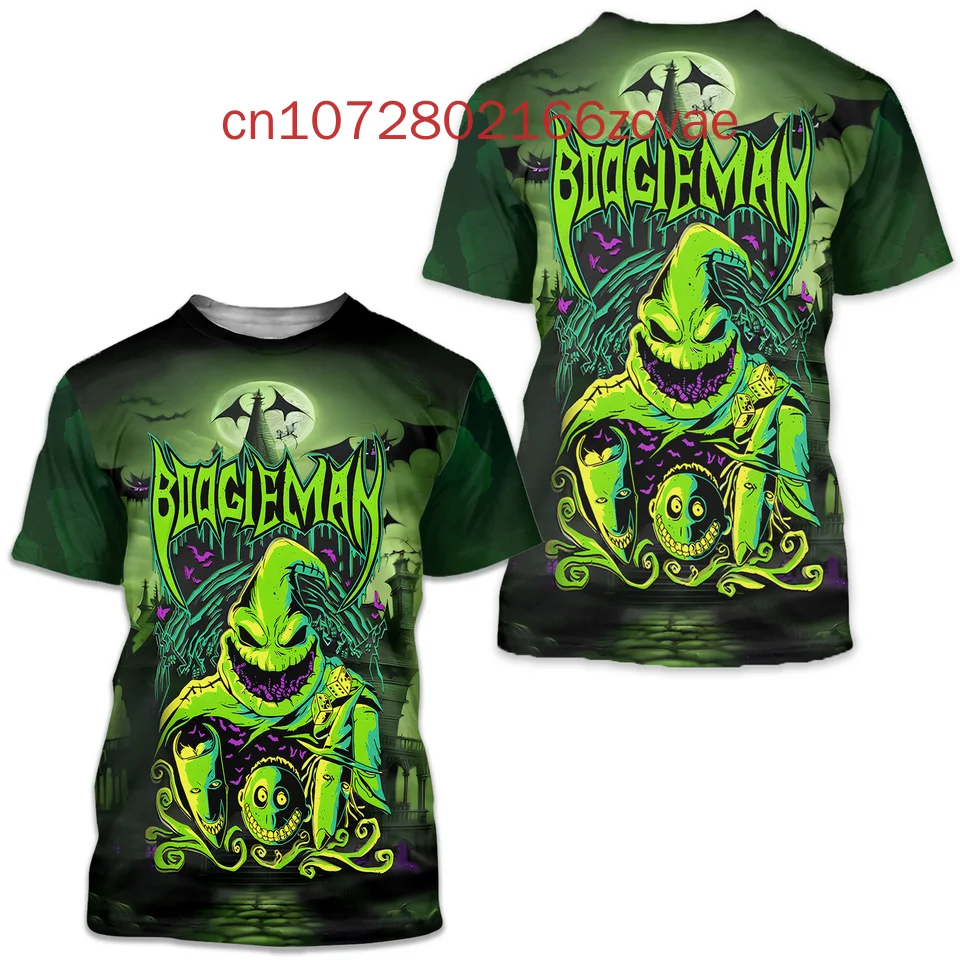 New Oogie Boogie Tričko Nočná mora pred Vianocami Jack Skellington Pánske a dámske neformálne tričko módne