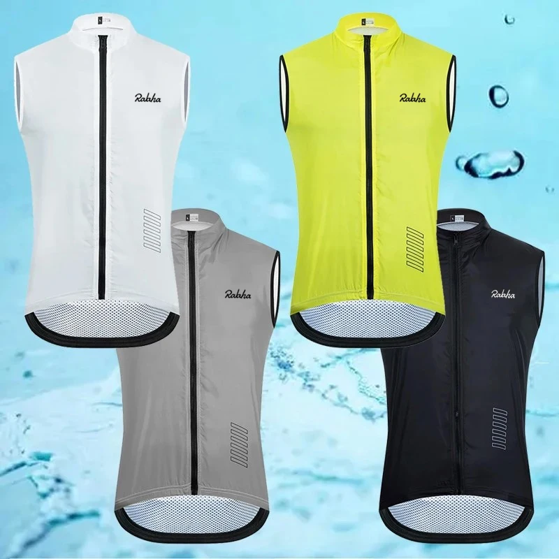 New Ralaha Cycling Jersey Summer Windbreaker Men Bike Vest Maillot Ropa Ciclismo Pro Bicycl Tshirt Clothing 2024