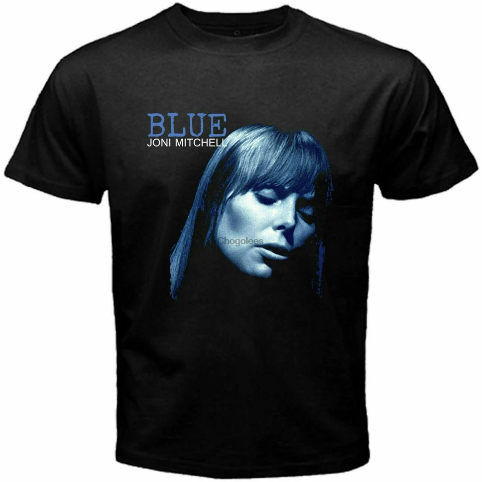 New Rare Joni Mitchell Blue Canadian Singer Song Men's Tees tričko S-5XL