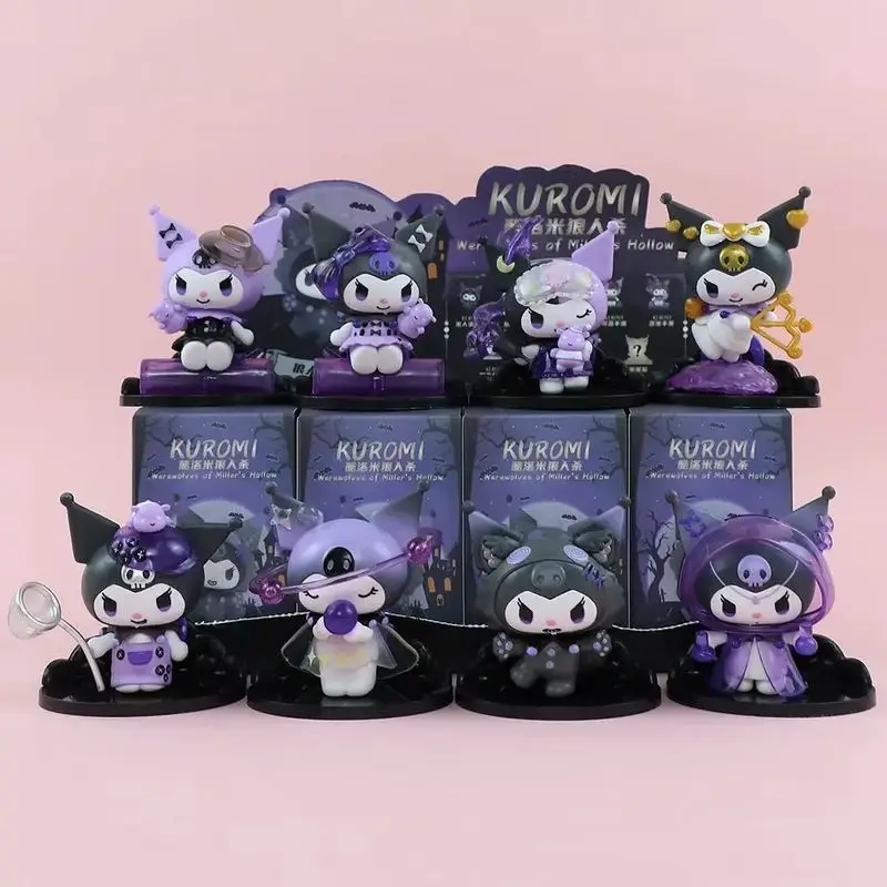 New Sanrio Black Rice Blind Box vlkodlak Series Action Dolls Anime Postavy Prekvapenie boxu roztomilé zbierky hračky Darčeky pre deti