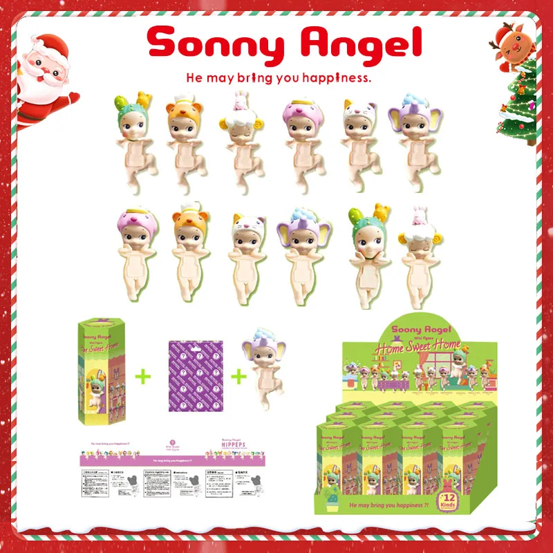 New Sonny Angel Blind Box Decoration Hračky hračky Mini anime postavy mobilný telefón DECORÁCIE Vianočné darčeky pre deti darčeky