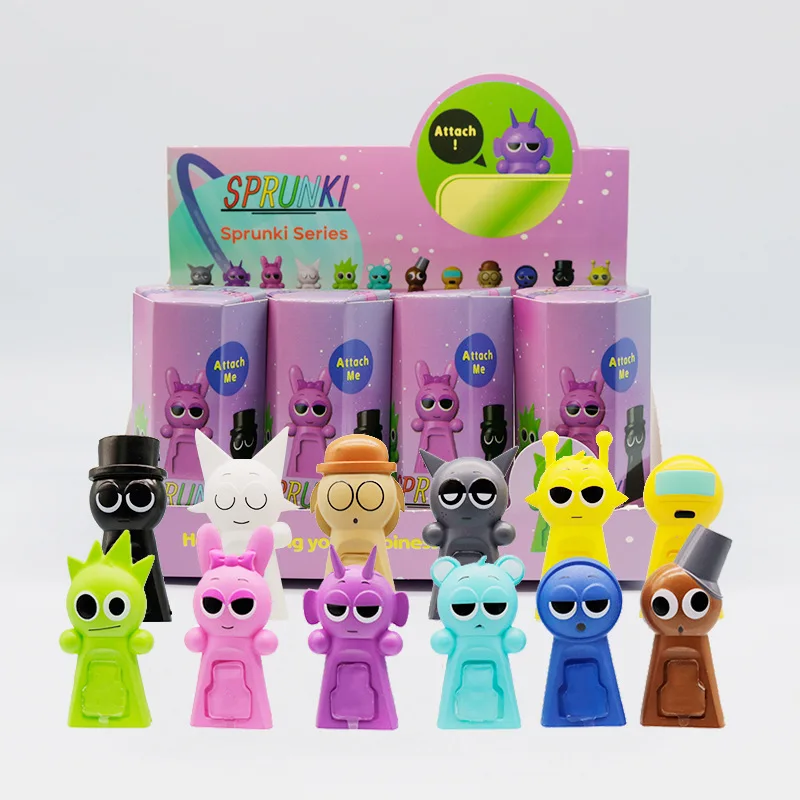 New Sprunki Figures hračky Sprunki Blind Box Anime Action Sprunki Game Karika