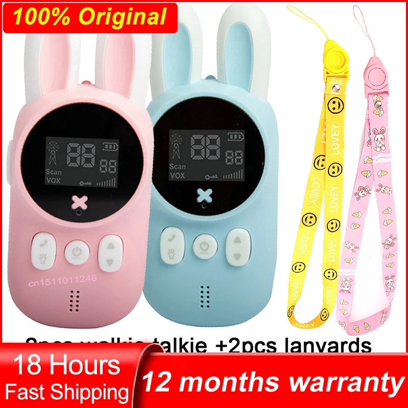 New Walkie Talkie Children 2 PCS DETI RÁDIO RÁDIO PRÁCA WALLIE TALKY DETI NARODENSTVO DIVORSKÉ HOLY HORKY PRE BOYMI Dievčatá