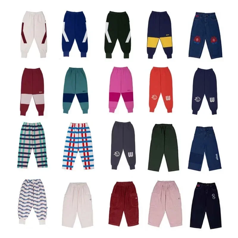 New Wyn 2024 Autumn Winter Kids Boys nohavice detská bavlna Teplé deti Príležitostné tepláky Dievčatá Džínsy Chlapec oblečenie 1 roky až 12 rokov